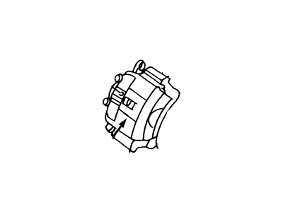 Lincoln 2F3Z-2B120-AA Caliper With Pads
