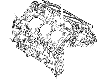 Ford AT4Z-6010-K Cylinder Block