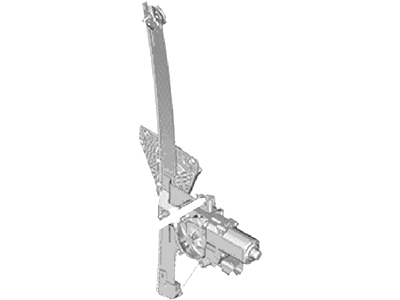 Ford DM5Z-7827000-C Regulator And Motor Assy - Window