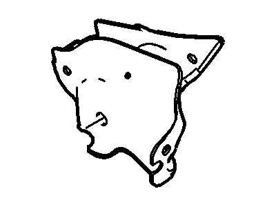 Ford 9L3Z-5775-C Bracket - Spring - Front, Driver Side 9L3Z-5775-C Ford Bracket - Spring - Front, Driver Side Illustration 1 of 1