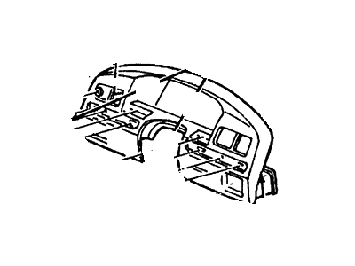 Ford F4TZ-15044D70-B Panel - Instrument