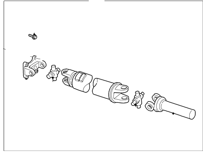 Ford 4L5Z-4602-AA Shaft Assembly - Drive 4L5Z-4602-AA Ford Shaft Assembly - Drive Illustration 1 of 1