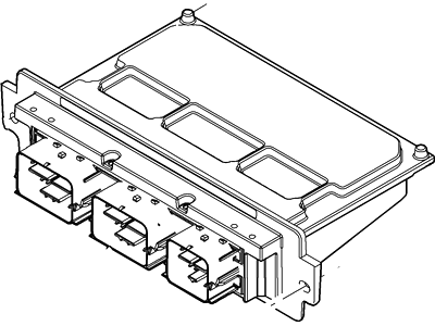 Lincoln DT4Z-12A650-AVD Module - Engine Control - Eec V