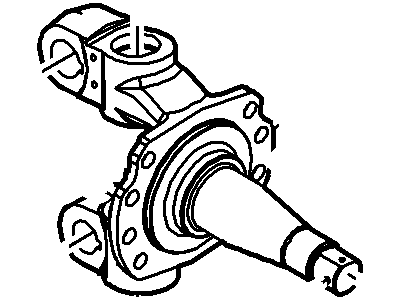 Ford 8U9Z-3105-B Spindle, Passenger Side 8U9Z-3105-B Ford Spindle, Passenger Side Illustration 1 of 1