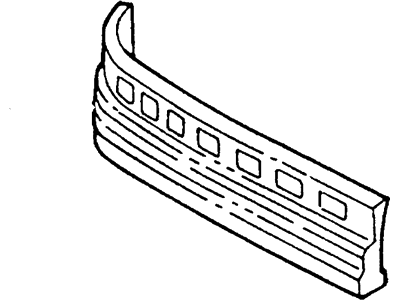 Mercury E9JY17E855A Support Pad - Rear Bumper