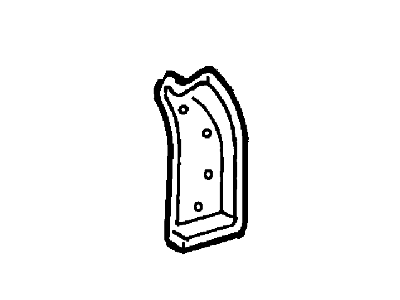 Ford F81Z-25025K10-AA Insulator, Passenger Side F81Z-25025K10-AA Ford Insulator, Passenger Side Illustration 1 of 1
