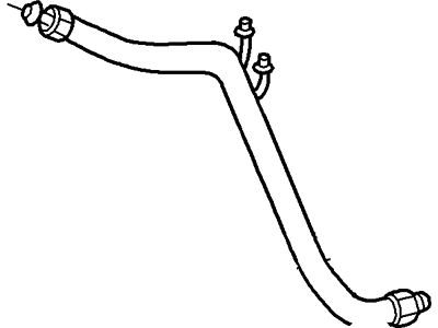 Ford F77Z-9E469-AD EGR Tube F77Z-9E469-AD Ford EGR Tube Illustration 1 of 1