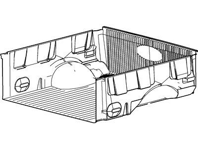 Ford 4L3Z-9900038-HAA Liner - Load Compartment 4L3Z-9900038-HAA Ford Liner - Load Compartment Illustration 1 of 1