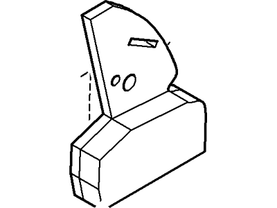 Ford 1S4Z-17724-CA Insulator, Passenger Side 1S4Z-17724-CA Ford Insulator, Passenger Side Illustration 1 of 1