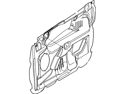 Ford 9L8Z-78237A05-A Shield - Water Splash, Driver Side 9L8Z-78237A05-A Ford Shield - Water Splash, Driver Side Illustration 1 of 1