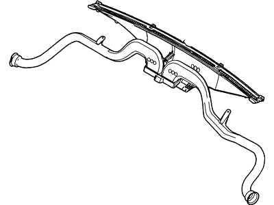 Ford 9L3Z-19E630-B Duct Assembly - Air Conditioner 9L3Z-19E630-B Ford Duct Assembly - Air Conditioner Illustration 1 of 1
