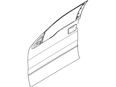Ford 9L3Z-1820201-A Panel Assembly - Door - Outer, Driver Side 9L3Z-1820201-A Ford Panel Assembly - Door - Outer, Driver Side Illustration 1 of 1