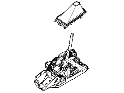 CT4Z-7210-FA Ford Lever - Gear Shift Illustration 1 of 1