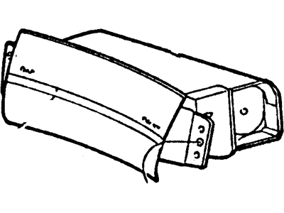 F5LY63044A74B Ford Passenger Inflator Module Illustration 1 of 1