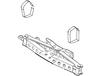 6L3Z-17080-BD Ford Jack Assembly - Lifting Illustration 1 of 1