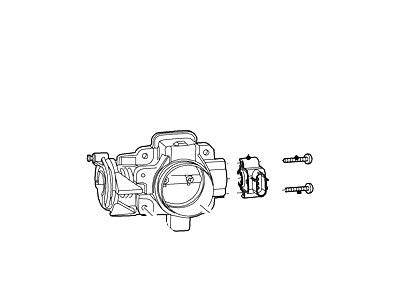 Mercury 5L8Z-9E926-AA Body Assembly - Carburetor Throttle