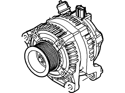 Ford BC3Z-10346-C Alternator Assembly, Upper BC3Z-10346-C Ford Alternator Assembly, Upper Illustration 1 of 1