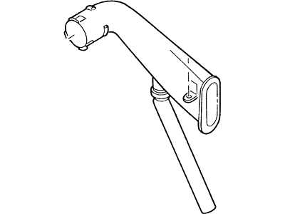 Mercury F6XZ9A624BB Tube - Air Cleaner Intake