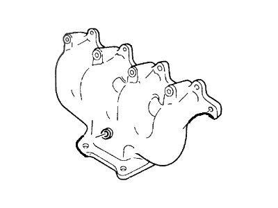 Mercury F7RZ-9430-AA Manifold Assembly - Exhaust