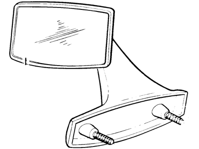Ford F-350 Car Mirror - E5TZ-17696-B
