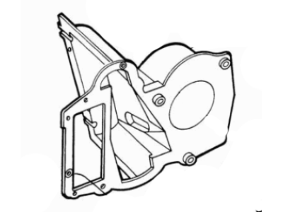 Ford E4TZ19E589A Housing And Plate Assembly
