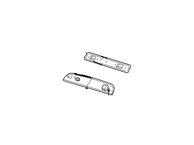 Ford 1L2Z-13A613-BA Lamp Assembly - Rear - High Mounted 1L2Z-13A613-BA Ford Lamp Assembly - Rear - High Mounted Illustration 1 of 1