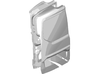 Ford DT1Z-6140011-F Door Assembly - Rear, Driver Side DT1Z-6140011-F Ford Door Assembly - Rear, Driver Side Illustration 1 of 1