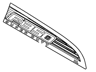 Ford BC3Z-16720-AD Name Plate