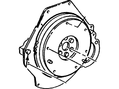 Ford F6ZZ-6375-AB Flywheel Assembly