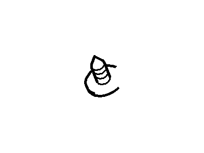 -W700805-S442 Ford Air Deflector Screw Illustration 1 of 1