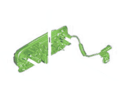 Ford FL3Z-1522404-AG Handle Assembly - Door - Outer, Passenger Side FL3Z-1522404-AG Ford Handle Assembly - Door - Outer, Passenger Side Illustration 1 of 1
