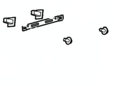 Ford FJ7Z-17A385-B Bracket - License Plate FJ7Z-17A385-B Ford Bracket - License Plate Illustration 1 of 1
