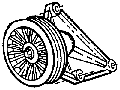 Ford E-350 Econoline Timing Belt Idler Pulley - F5TZ-8678-B