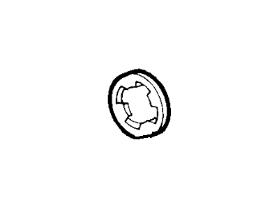 Mercury F3AZ-5443625-A Pad - Lock Cylinder