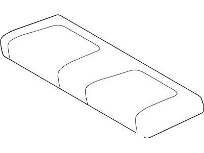 BC3Z-2863804-CA Ford Cover Assembly - Rear Seat Cushion, Driver Side Illustration 1 of 1