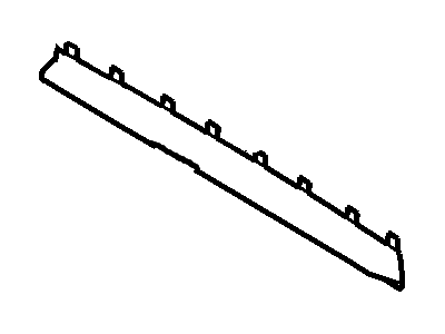 Ford BB5Z-7845726-AB Filler - Rear Floor Pan BB5Z-7845726-AB Ford Filler - Rear Floor Pan Illustration 1 of 1