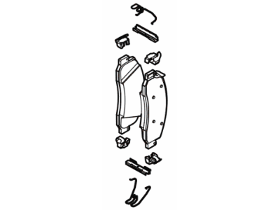 Ford 5C3Z-2V001-B Kit - Brake Lining 5C3Z-2V001-B Ford Kit - Brake Lining Illustration 1 of 1