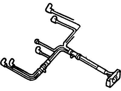 Mercury F5RZ18C581A Tube & Connectors Assembly