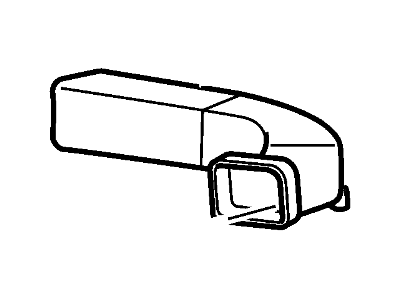 F81Z-19B680-AB Ford Duct - Air, Center Illustration 1 of 1