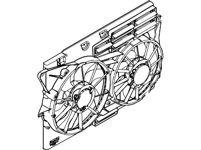 DB5Z-8C607-A Ford Motor And Fan Assembly - Engine Cooling Illustration 1 of 1