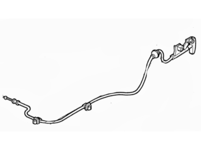 Ford EXP Hood Release Cable - E2FZ16916A