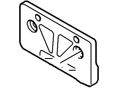 Lincoln LS License Plate - 6W4Z-17A385-BA