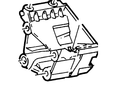 Ford F68Z3C511AC Mount Bracket F68Z3C511AC Ford Mount Bracket Illustration 1 of 1