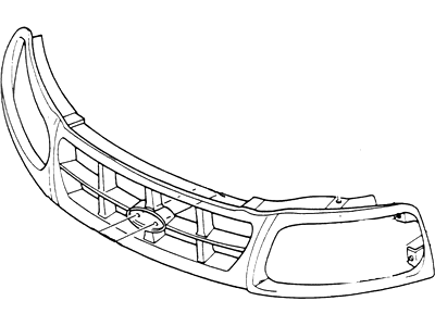 Ford F85Z-8200-DAJ Grille - Radiator F85Z-8200-DAJ Ford Grille - Radiator Illustration 1 of 1