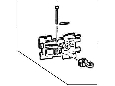 3W7Z-54264B52-AB Ford Latch, Passenger Side Illustration 1 of 1