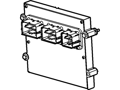 Ford AL3Z-12A650-CXA Module - Engine Control - Eec V