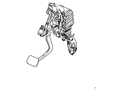 Mercury 5F9Z-2455-BA Pedal Assy - Brake