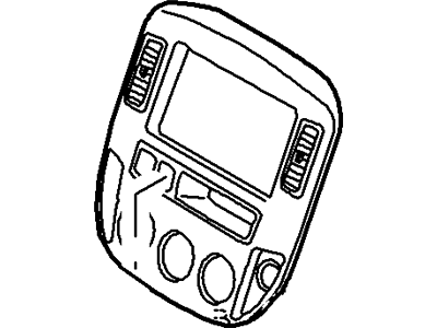 Ford 5L8Z-7804302-AAV Panel Assembly - Instrument Trim 5L8Z-7804302-AAV Ford Panel Assembly - Instrument Trim Illustration 1 of 1