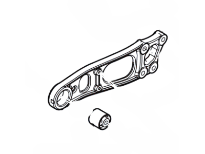 FL1Z-4612-A Ford Arm Assembly - Rear Suspension Illustration 1 of 1