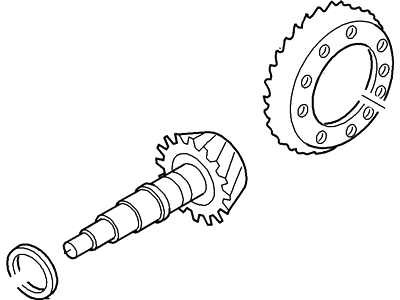 Lincoln 8W7Z-4209-F Gear And Pinion Assembly - Driving
